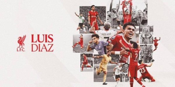 效力3年半！利物浦官方告别迪亚斯：感谢所有贡献，祝愿一切顺利